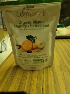 Bag of Nestlé Compleat Organic Blend Food